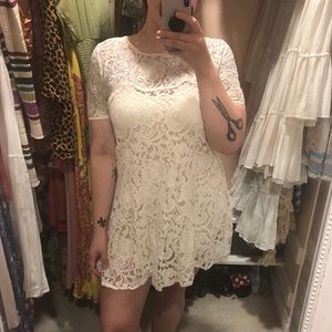 Free people lace dress- large